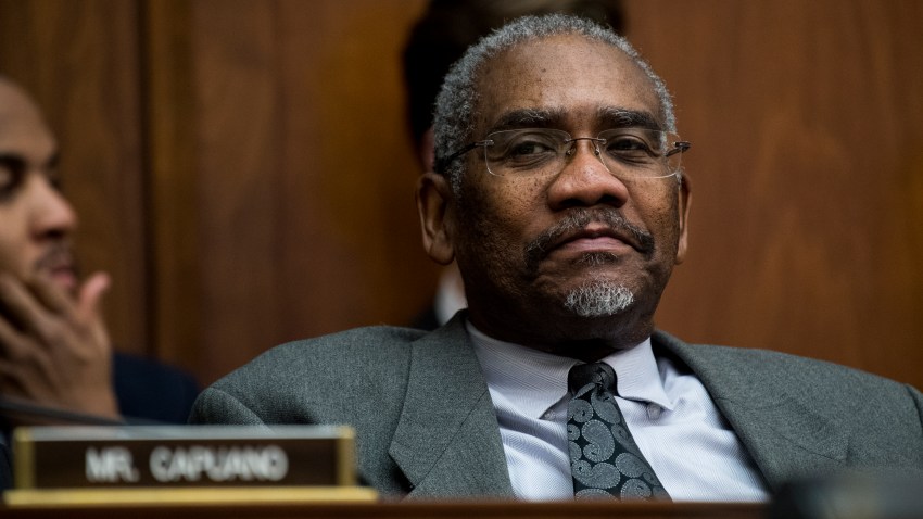 In this Feb. 2, 2017, file photo, Rep. Gregory Meeks, D-N.Y., participates in the House Financial Services Committee meeting to organize for the 115th Congress.