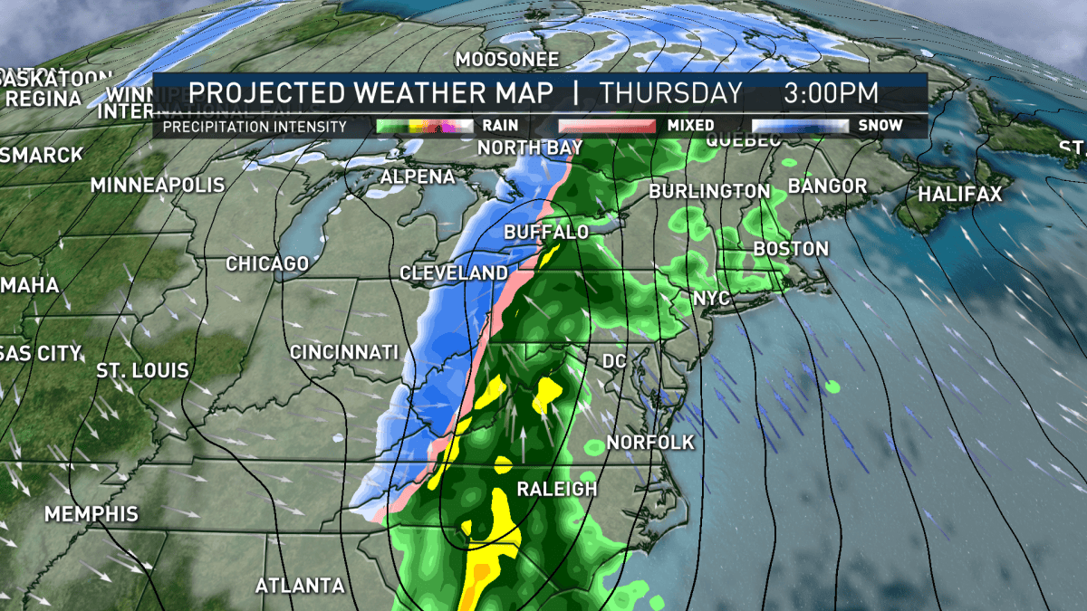 No White Christmas But Heavy Rain and Winds Expected in Parts of New ...