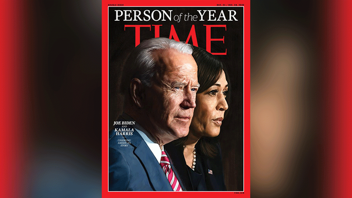 Kamala harris cover of time