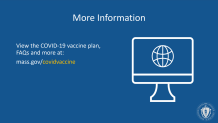 Where can I learn about the coronavirus vaccine in Massachusetts?