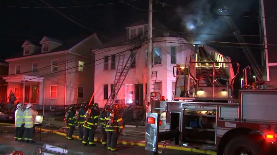 Somerville MA Fire 2 Firefighters Injured Battling Blaze on Kensington Avenue NBC Boston