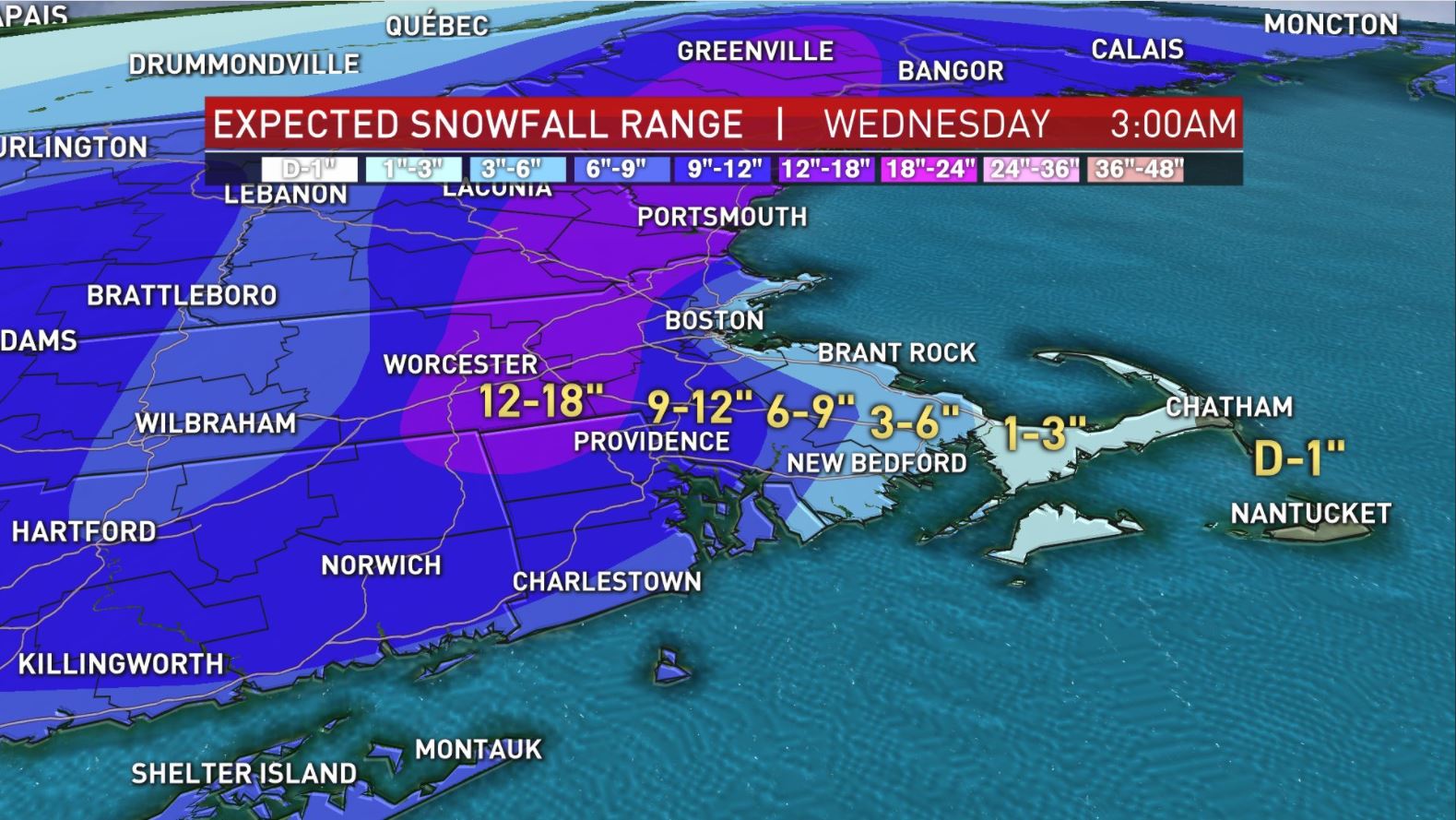 When Will the Snow Start Tomorrow? Track the 3Day Winter Storm Approaching New England NBC Boston