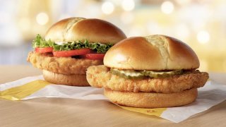 McDonald’s Crispy Chicken Sandwich and Deluxe Crispy Chicken Sandwich