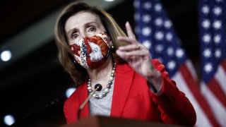 U.S. House Speaker Nancy Pelosi, a Democrat from California, speaks during a news conference at the U.S. Capitol in Washington, D.C., on Wednesday, Dec. 30, 2020.