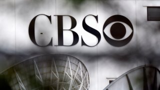 CBS logo seen at the CBS Television City Studio in Los Angeles, California.