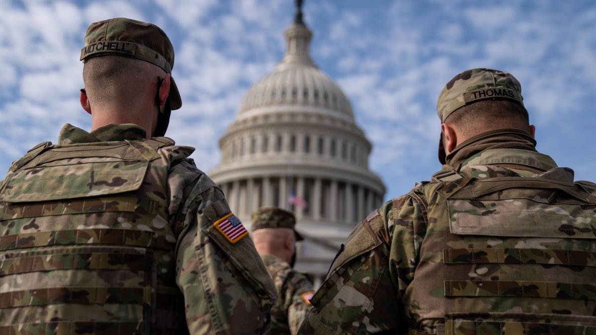 National Guard in Parking Garage Sununu Orders Return of New Hampshire