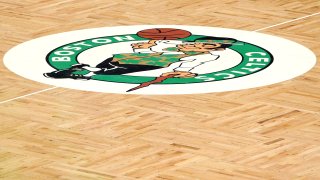 A general view of the court inside TD Garden in Boston, Massachusetts, on January 10, 2021.