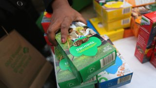 Girl Scouts Sell Cookies From Street Trucks In New York City