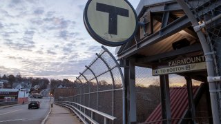 The Fairmount MBTA Commuter Rail station.