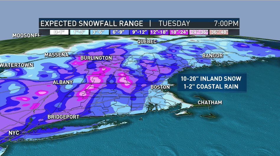 How Many Inches of Snow in Boston? Major Nor’easter in Massachusetts