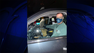 An owl rescued by a good samaritan in Westborough, MA.