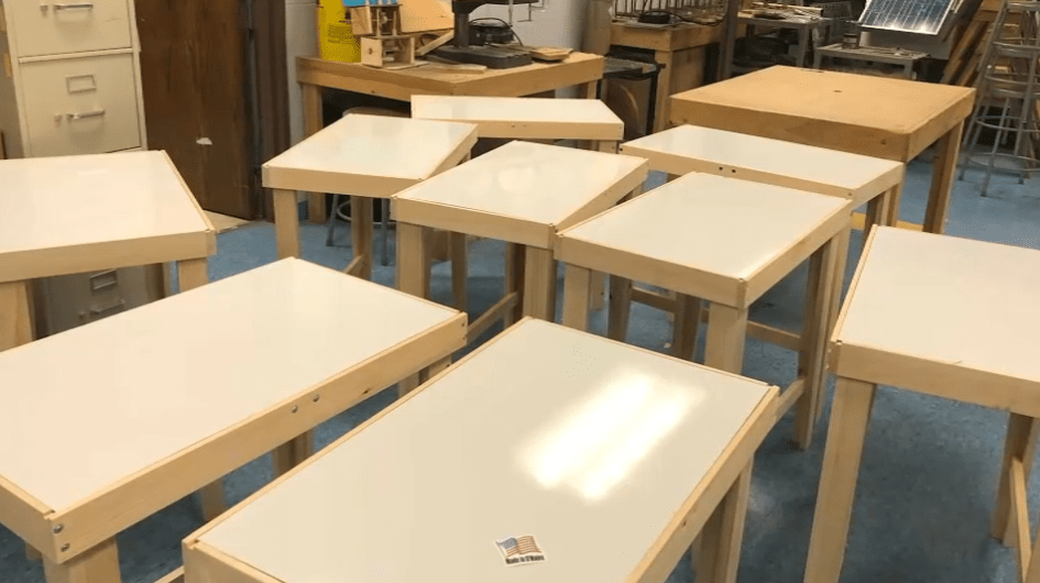 More Than Furniture: Some Districts Providing School Desks for Remote Learners