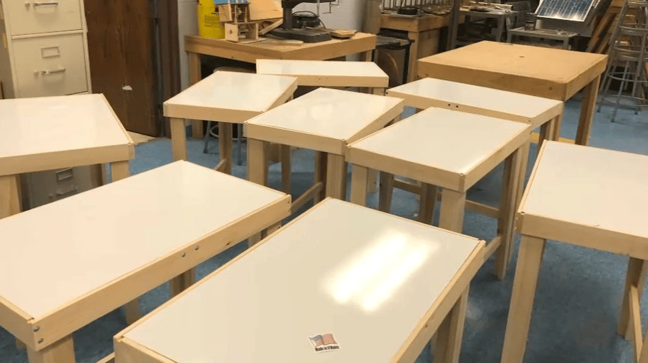 More Than Furniture: Some Districts Providing School Desks for Remote Learners