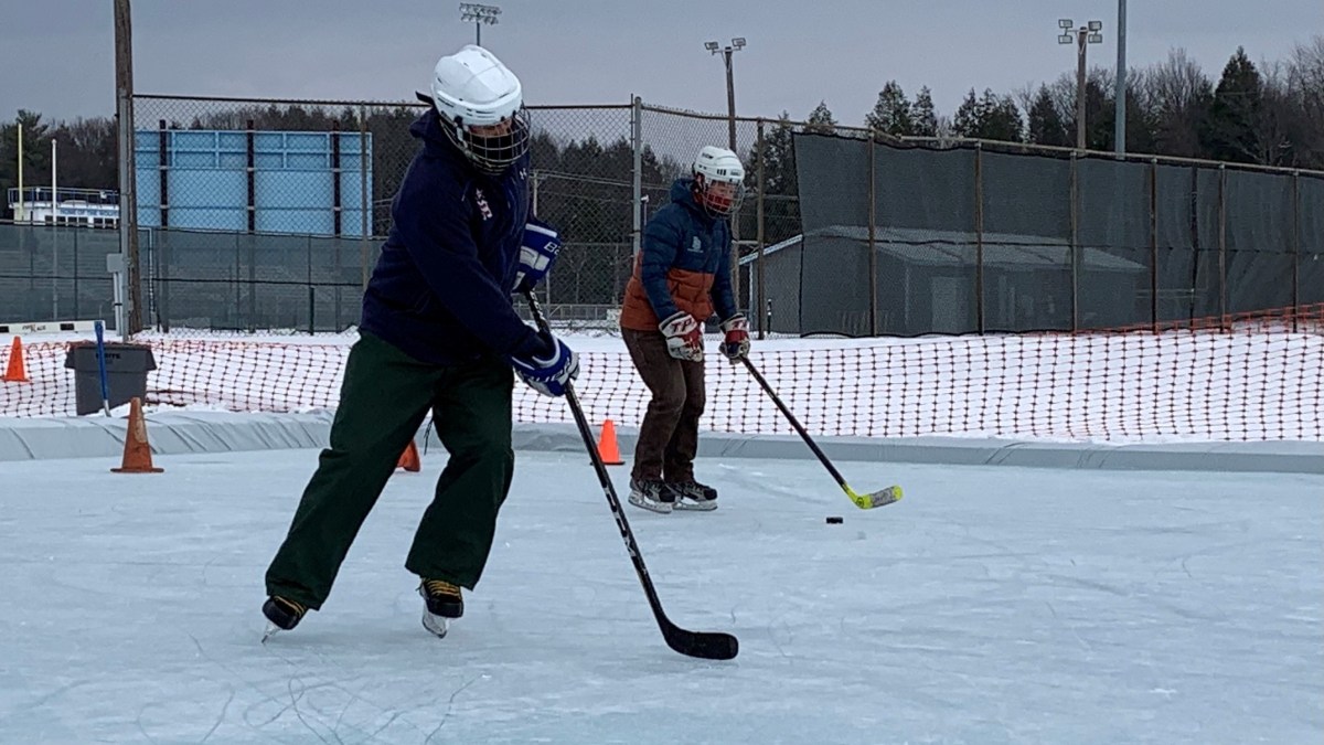 Backyard Hockey, Anyone? Outdoor Ice Rinks Offer New Way to Play Amid