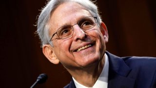 Attorney General nominee Merrick Garland testifies during his confirmation hearing before the Senate Judiciary Committee, Washington, DC, February 22, 2021.