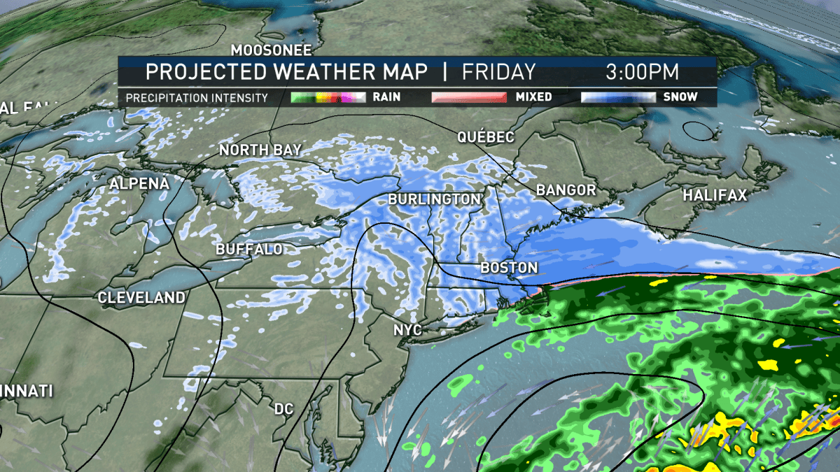 FIRST ALERT: Light, Extended Snow Expected to Start Thursday – NBC Boston