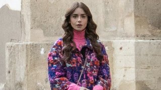 Lily Collins in "Emily in Paris"