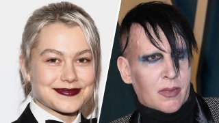 (Left) Phoebe Bridgers, (Right) Marilyn Manson.