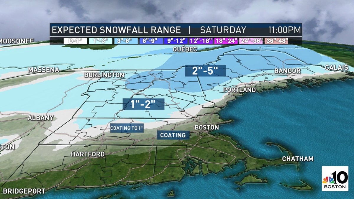 How Much Snow Are We Getting? Snow, Rain Expected in New England on ...