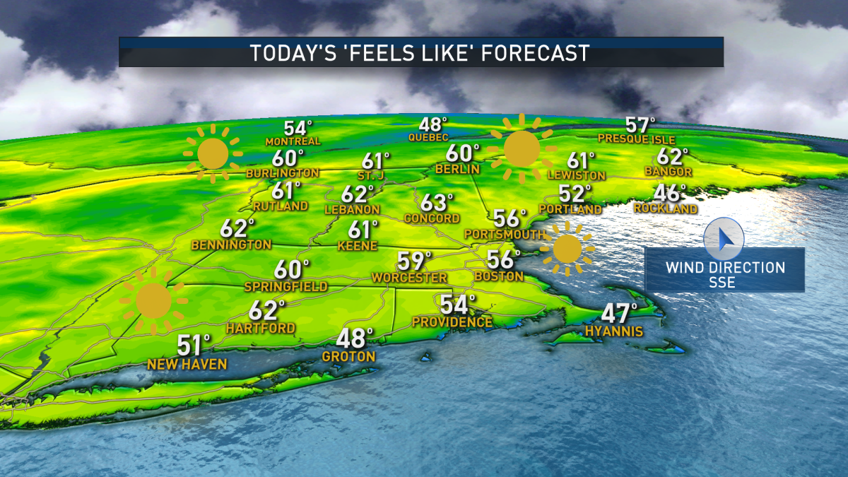 Another Day of Sunshine, Spring Temps Monday – NBC Boston
