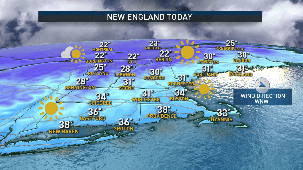 Cold Temps Close Out Weekend Before Spring Weather Moves In – NBC Boston