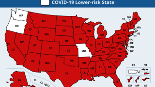 Mass. COVID hot spot map