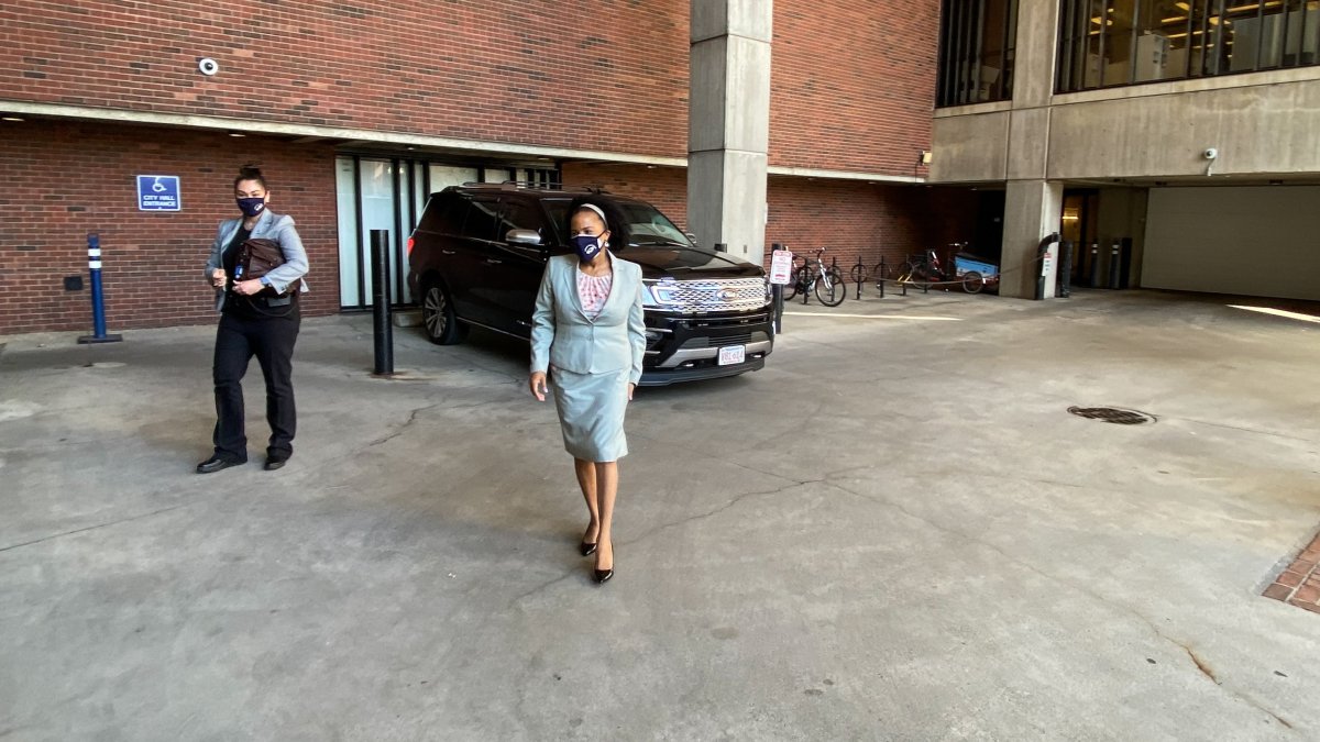 Kim Janey Has 1st Day as Acting Mayor of Boston – NBC Boston