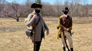 Revolutionary War reenactment at Minute Man National Historical Park Minute Man National Historical Park / Facebook