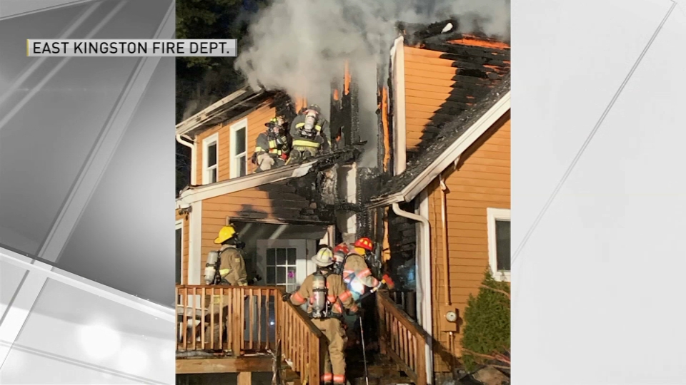 Kingston Fire Crews Battle Blaze at Home of Fire Chief NBC Boston