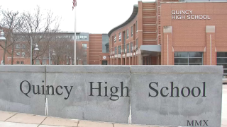 The exterior of Quincy High School