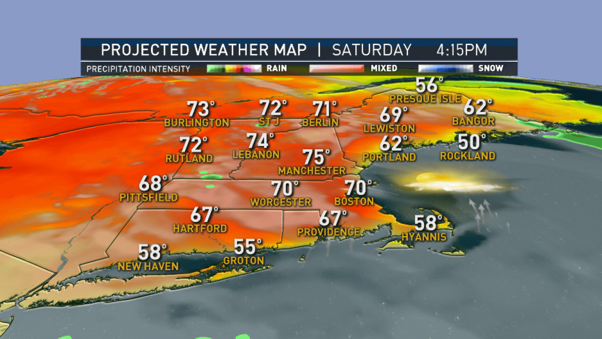 Record High Temps Possible for a Beautiful Saturday Afternoon – NBC Boston