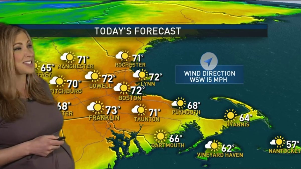 Forecast: Mostly Sunny, Highs in the 70s Tuesday – NBC Boston