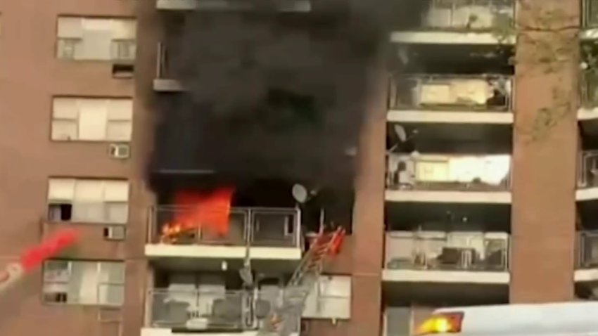 Fire at Bronx high-rise