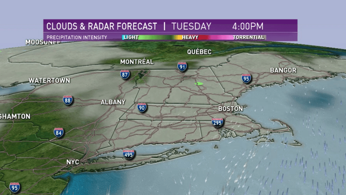 Mostly Dry Until Thursday Rain, Friday Downpours – NBC Boston