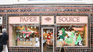 Princeton, New Jersey, USA, December 24, 2018:paper source store front.