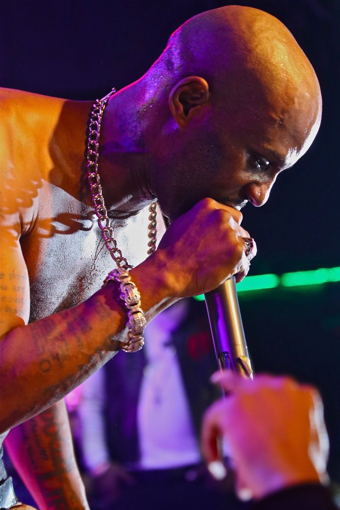 This Dec. 3, 2015, photo shows DMX performing at Toads Place in New Haven, Connecticut.