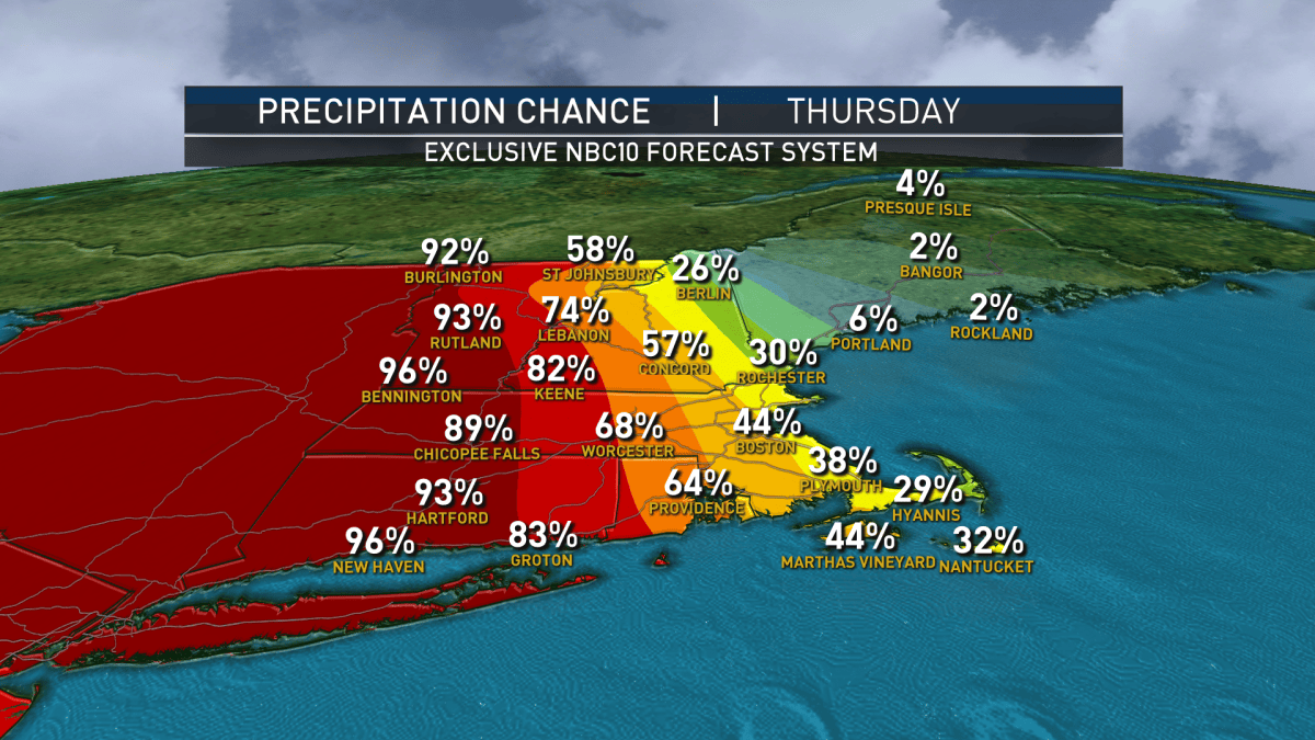 Heavy Rain in New England’s Forecast – NBC Boston