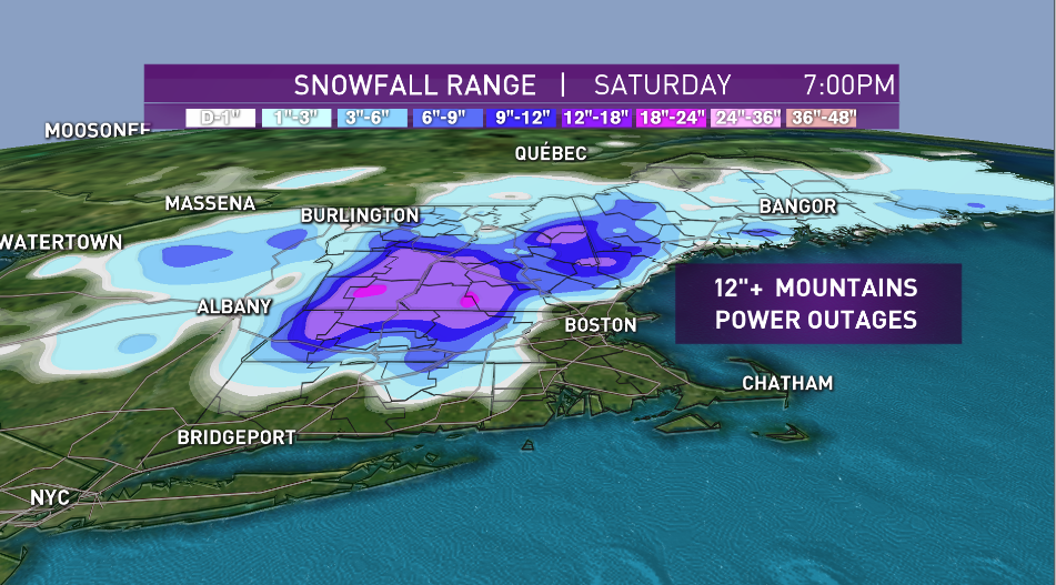 Snow Forecast Massachusetts How Much Snow Are We Getting? NBC Boston