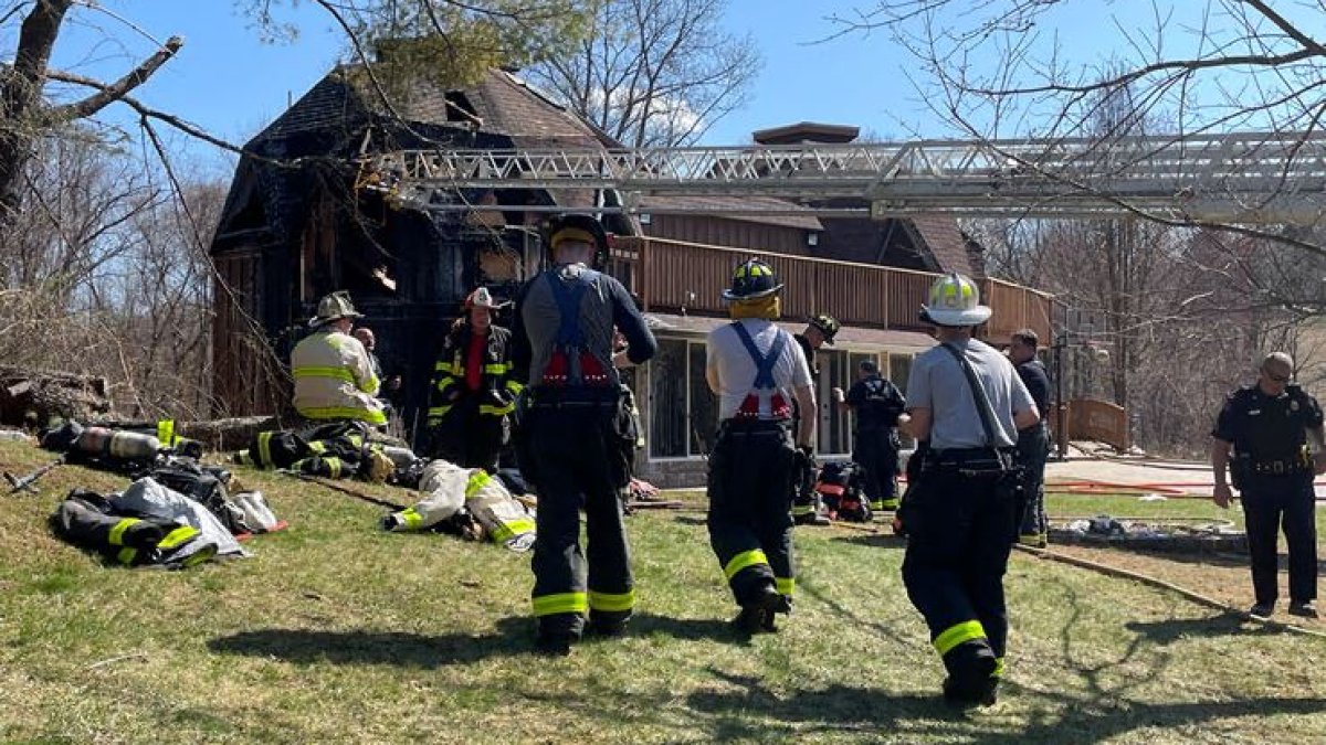 Firefighters Battle 4Alarm Fire in West Newbury NBC Boston
