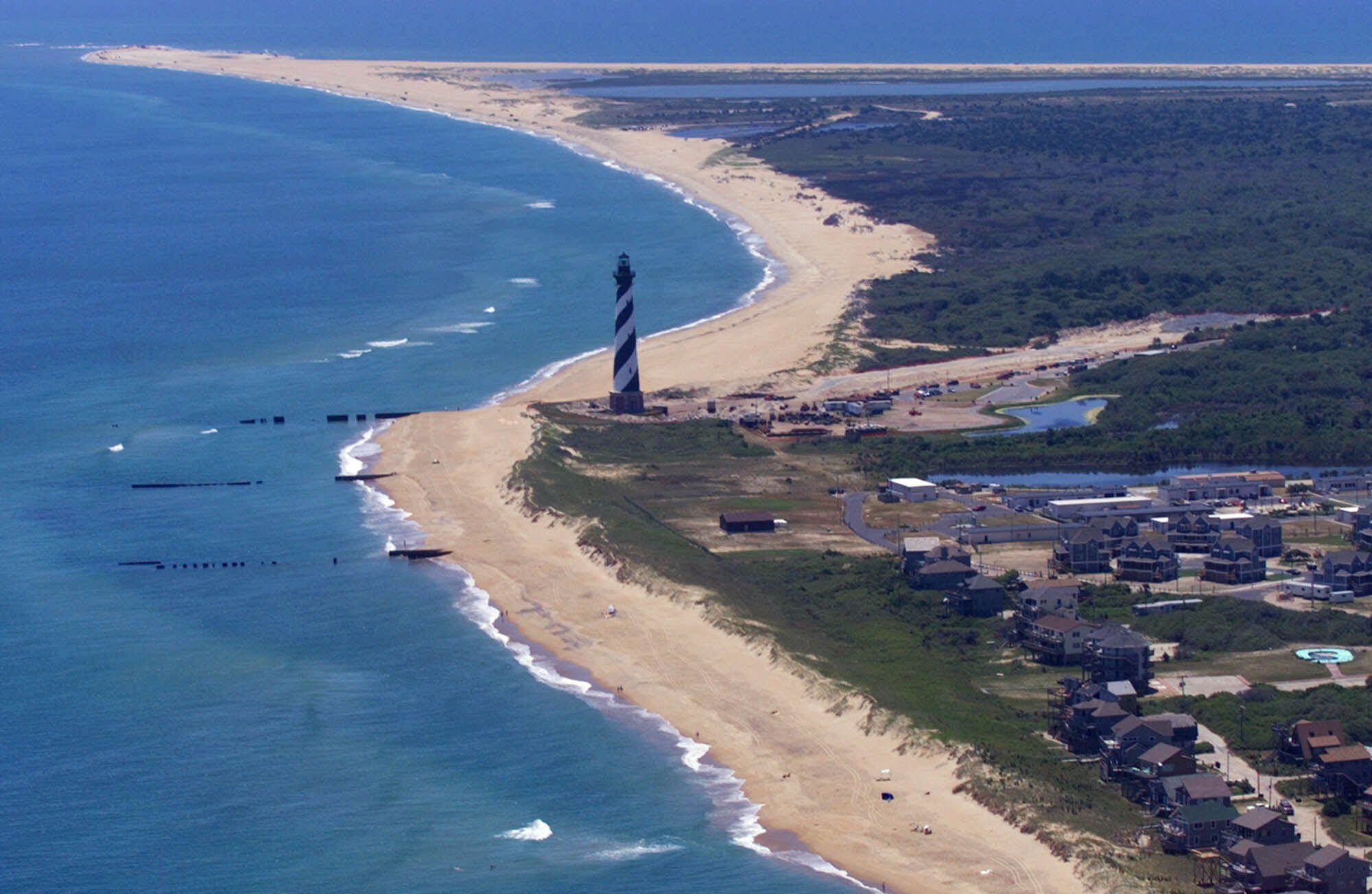 The Cape Hatteras Lighthouse in Buxton, N.C., is seen on June 1, 1999. Dr. Beach has awarded the Lighthouse Beach a No. 5 ranking.