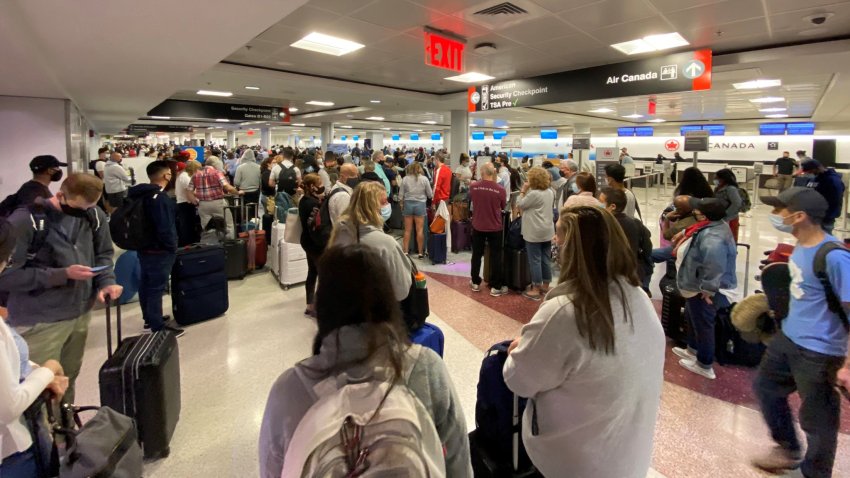 A systemwide computer outage caused delays at Boston’s Logan Airport Friday morning, along with other airports across the country.