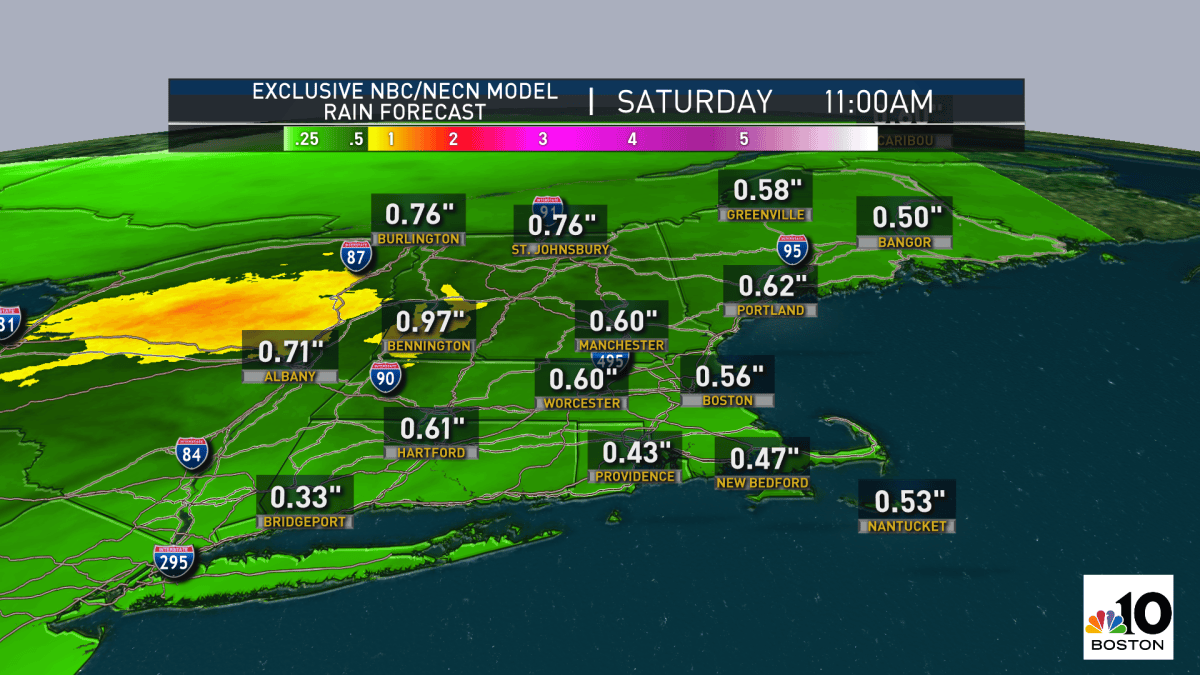 Rain Showers Return to New England – NBC Boston
