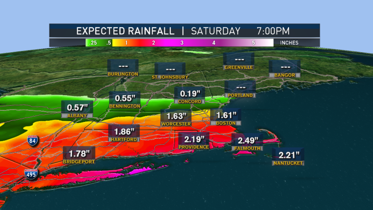 Memorial Day Weekend Storms to Dump Up to Three Inches of Rain – NBC Boston