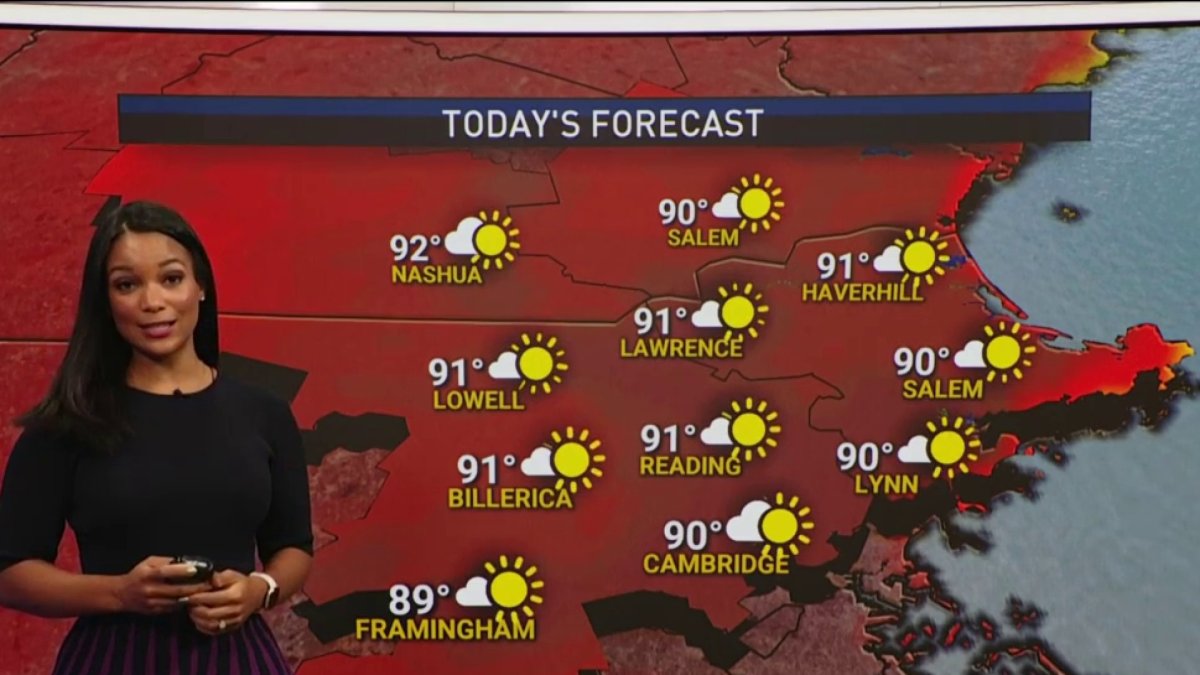 Forecast First Day of First Heat Wave of the Year NBC Boston