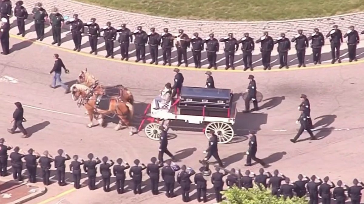 Funeral Held for Fallen Worcester Officer Manny Familia NBC Boston