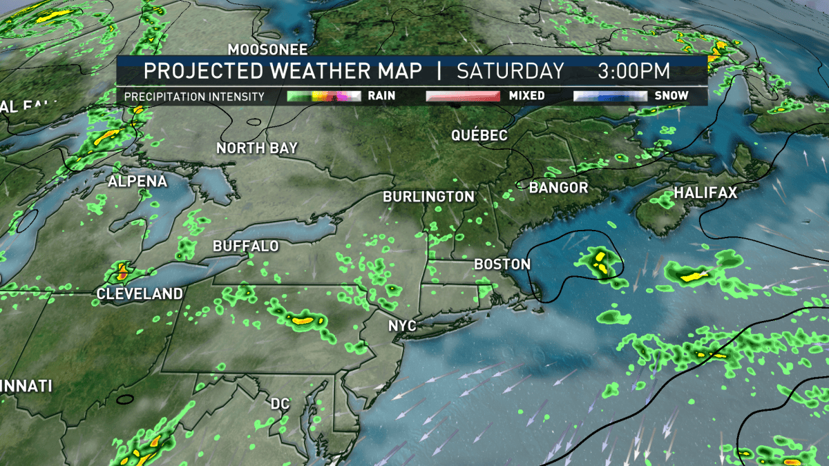 Dry, Cool Friday Followed By Showers that Stick Around for Some of ...