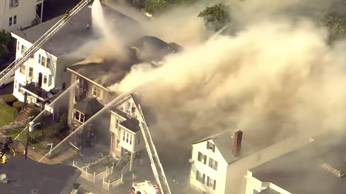 Revere MA Fire Firefighters Battle Blaze NBC Boston