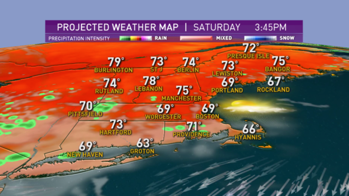 Rain Ends, Sun and Clouds Stick Around Through Sunday – NBC Boston