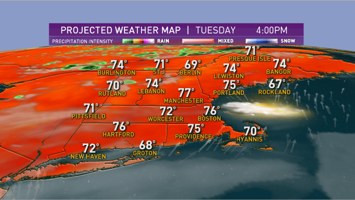 SummerLike Weather Returns This Week With Afternoon Showers NBC Boston