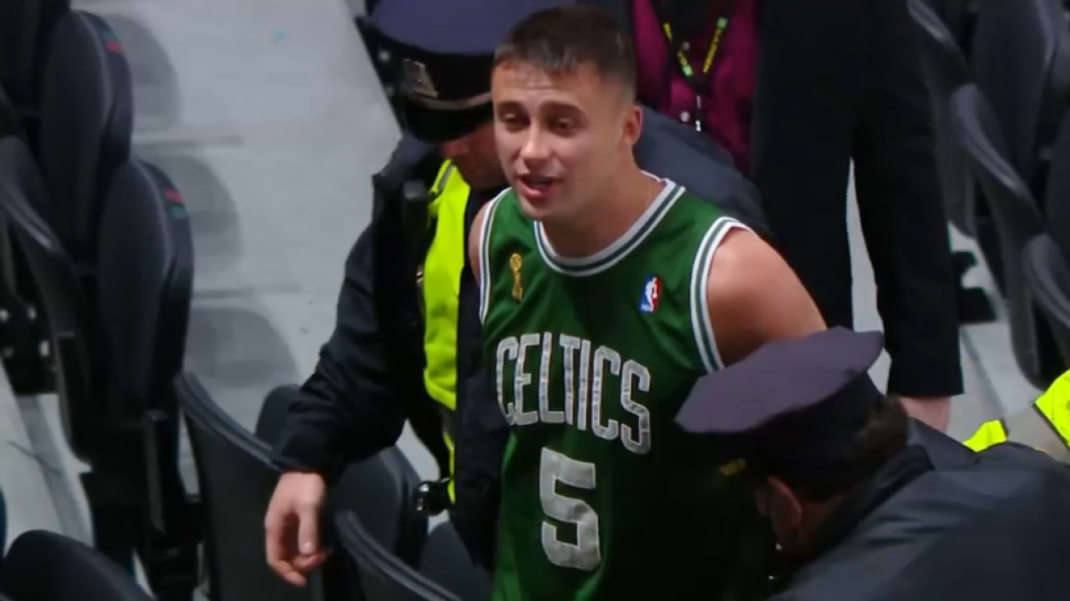 Boston Celtics fan arrested after allegedly throwing water bottle at Kyrie  Irving - ESPN